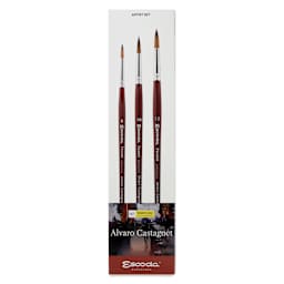 Escoda Signature Brush Set - Alvaro Castagnet, front of the packaging