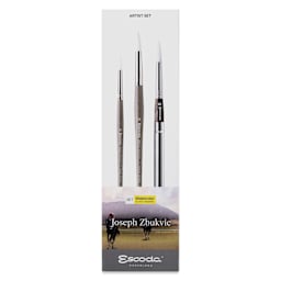 Escoda Signature Brush Set 1 - Joesph Zbukvic, front of the packaging