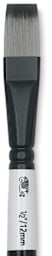 Winsor & Newton Artists' Acrylic Brushes - Closeup up of One Stroke, Short Handle