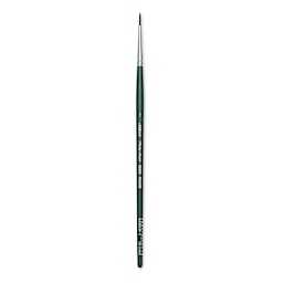 Silver Brush Ruby Satin Synthetic Brush - Round, Size 1, Short Handle