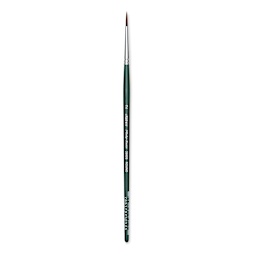 Silver Brush Ruby Satin Synthetic Brush - Round, Size 2, Short Handle