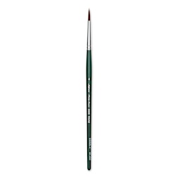 Silver Brush Ruby Satin Synthetic Brush - Round, Size 4, Short Handle