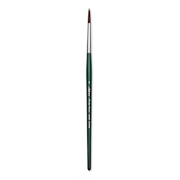 Silver Brush Ruby Satin Synthetic Brush - Round, Size 6, Short Handle