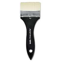 Liquitex Freestyle Brush - Broad Flat, Long Handle, 4"