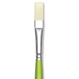 Liquitex Freestyle Detail Brush - Flat, Long Handle, Size 6, close-up