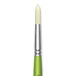 Liquitex Freestyle Detail Brush - Round, Long Handle, Size 10, close-up