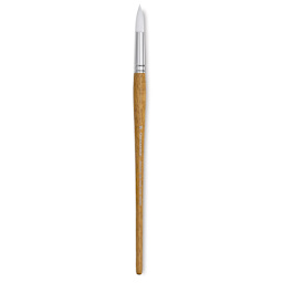 Grumbacher Bristlette Brush - Round, Long Handle, Size 10