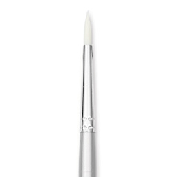 Liquitex Basics Synthetic Brush - Round, Long Handle, Size 2, close-up