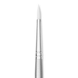 Liquitex Basics Synthetic Brush - Round, Long Handle, Size 4, close-up