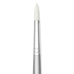 Liquitex Basics Synthetic Brush - Round, Long Handle, Size 5, close-up