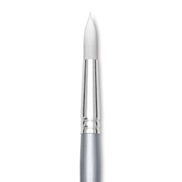 Liquitex Basics Synthetic Brush - Round, Long Handle, Size 10, close-up