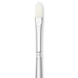 Liquitex Basics Synthetic Brush - Filbert, Long Handle, Size 2, close-up