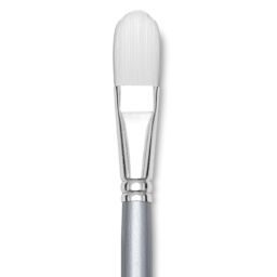 Liquitex Basics Synthetic Brush - Filbert, Long Handle, Size 12, close-up