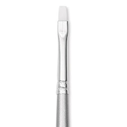 Liquitex Basics Synthetic Brush - Bright, Long Handle, Size 3, close-up