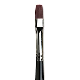 Da Vinci Top Acryl Synthetic Brush - Bright, Short Handle, Size 6 close up