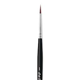 Da Vinci Top Acryl Synthetic Brush - Round, Short Handle, Size 1 close up