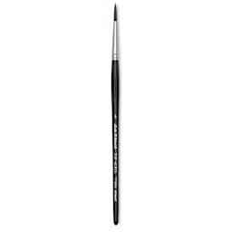 Da Vinci Top Acryl Synthetic Brush - Round, Short Handle, Size 4