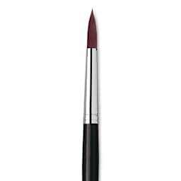 Da Vinci Top Acryl Synthetic Brush - Round, Short Handle, Size 10 close up