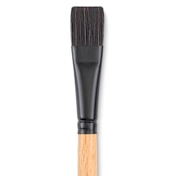 Princeton Catalyst Polytip Brush - Bright, Size 8, Short Handle close up