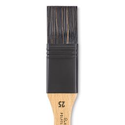 Princeton Catalyst Polytip Brush - Mottler, Size 25, Short Handle, close-up