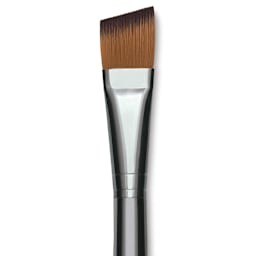 Royal & Langnickel Zen All Media Brushes - Closeup of Tip of 3/4" Angle Shader