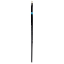 Princeton Series 6500 Aspen Synthetic Brush - Size 4, Short Filbert, Long Handle