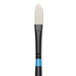 Princeton Aspen Series 6500 Synthetic Brushes - Closeup of size 6 Egbert brush