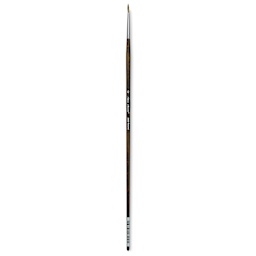 Silver Brush Monza Synthetic Mongoose Artist Brush - Long Handle, Round, Size 0