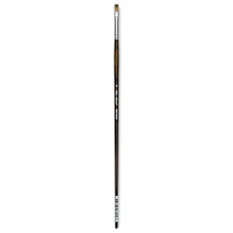 Silver Brush Monza Synthetic Mongoose Artist Brush - Long Handle, Bright, Size 4