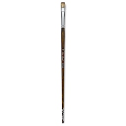 Silver Brush Monza Synthetic Mongoose Artist Brush - Long Handle, Bright, Size 12