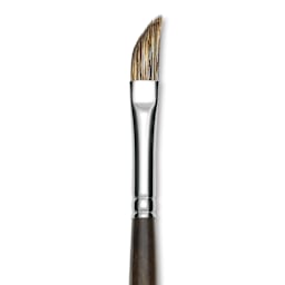 Silver Brush Monza Synthetic Mongoose Artist Brush - Long Handle, Dagger Striper, Size 1/4" (close up)
