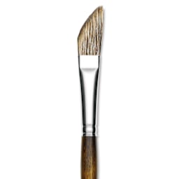 Silver Brush Monza Synthetic Mongoose Artist Brush - Long Handle, Dagger Striper, Size 5/8" (close up)