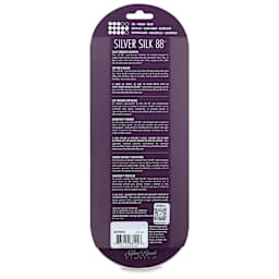 Silver Brush Silver Silk 88 Synthetic Brushes - Short Handle, Set of 5, back of the packaging