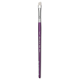 Silver Brush Silver Silk 88 Synthetic Brush - Short Handle, Angle, Size 1/4"