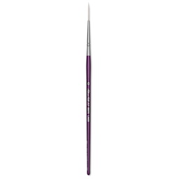 Silver Brush Silver Silk 88 Synthetic Brush - Short Handle, Script Liner, Size 0