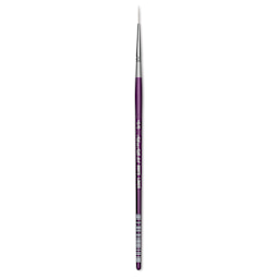 Silver Brush Silver Silk 88 Synthetic Brush - Short Handle, Script Liner, Size 10/0