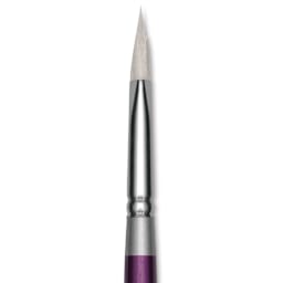 Silver Brush Silver Silk 88 Synthetic Brush - Short Handle, Triangle, Medium, close-up
