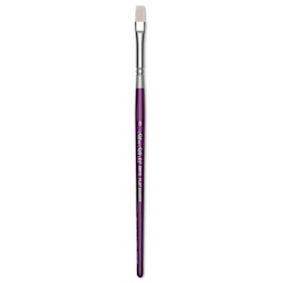 Silver Brush Silver Silk 88 Synthetic Brush - Short Handle, Flat Shader, Size 8