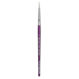 Silver Brush Silver Silk 88 Synthetic Brush - Short Handle, Ultra Round, Size 4