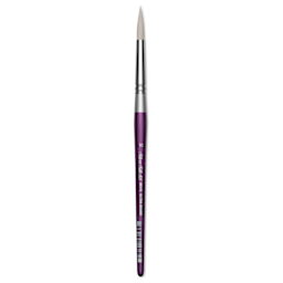 Silver Brush Silver Silk 88 Synthetic Brush - Short Handle, Ultra Round, Size 10