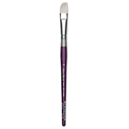 Silver Brush Silver Silk 88 Synthetic Brush - Short Handle, Soft Curve, Size 16
