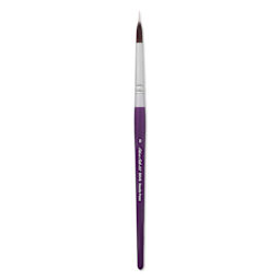 Silver Brush Silver Silk 88 Synthetic Brush - Short Handle, Needle Point Liner, Size 8