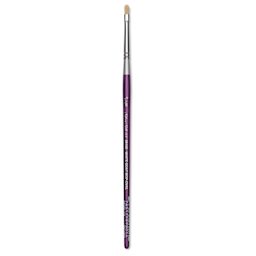 Silver Brush Silver Silk 88 White Goat Hair Mop - Short Handle, Mini Mop, 1/8"