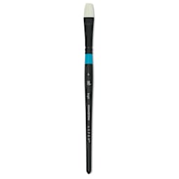 Princeton Aspen Synthetic Brush - Short Handle, Bright, Size 6