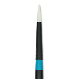 Princeton Aspen Synthetic Brush - Short Handle, Round, Size 8, close-up