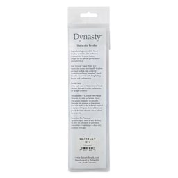 Dynasty Water Lily Watercolor Brushes - Set 2, Set of 4, back of the packaging