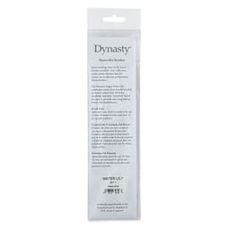 Dynasty Water Lily Watercolor Brushes - Set 7, Set of 4, back of the packaging