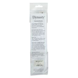 Dynasty Water Lily Watercolor Brushes - Set 11, Set of 3, back of the packaging