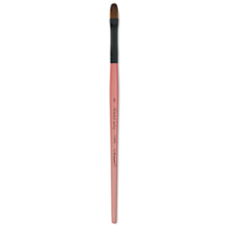 Dynasty Water Lily Watercolor Brush - Short Handle, Filbert, Size 8