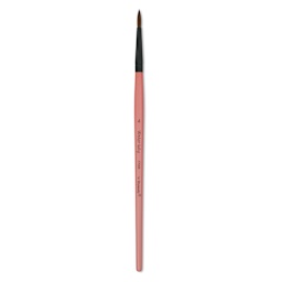 Dynasty Water Lily Watercolor Brush - Short Handle, Round, Size 4